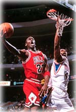 Thumbnail picture of jordan going up for a dunk & link to a larger image